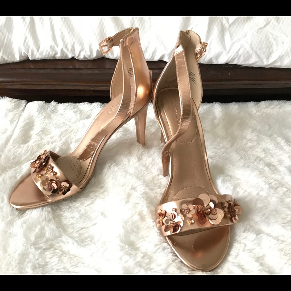 Rose gold heels